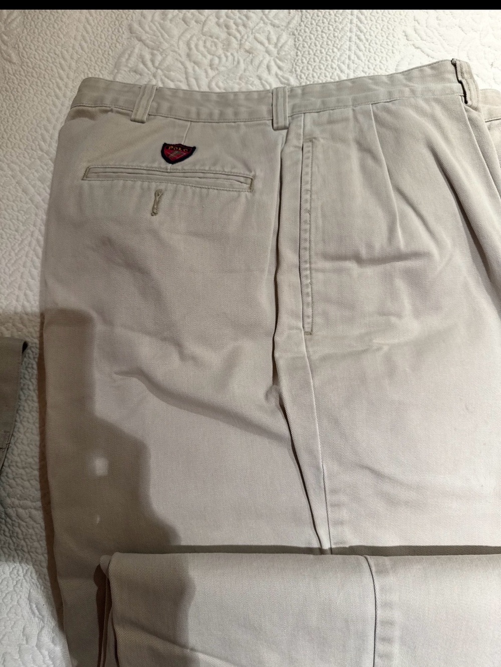 Polo Golf Men’s Khaki Chinos in Light Beige -